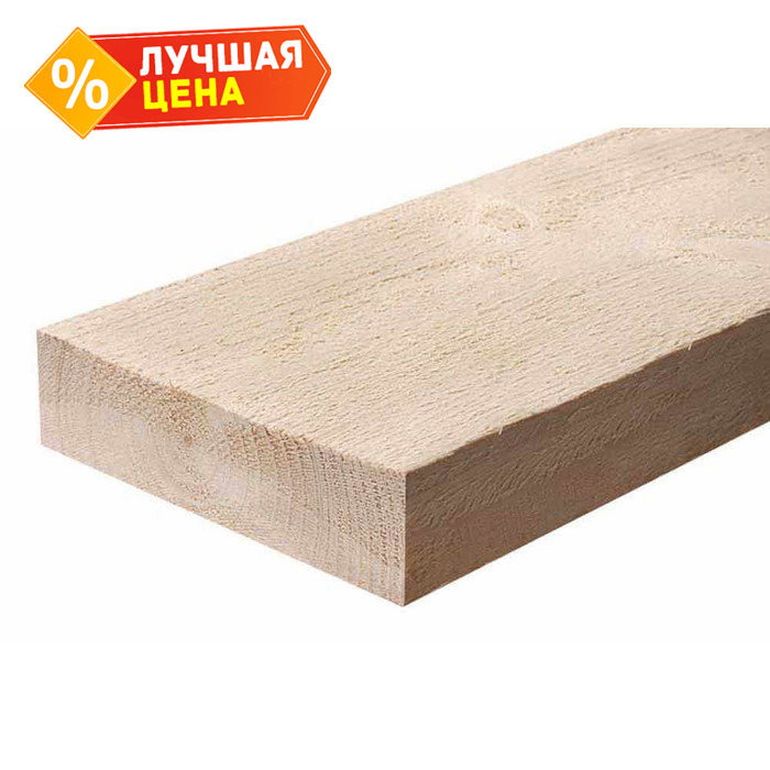 Доска обрезная сухая 40х200х6000 сорт 1-3